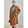 Max designer cappotto in lana d'acqua da donna lungo in cashmere con risvolto giacca termica moda giacca a vento