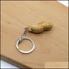 Party Favor Simation Vegetable KeyChain Pendant Party Favor Stberry Orange Fruit Keychains Creative Gift Key Chain Keyring Drop Del DHBSR