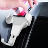 Interi￶rdekorationer Gravity Reaction Car Telefon Holder Automobiles Air Vent Mount Stand Clip Grip in Smartphone Support Bracket Accessories