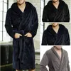 Men's Robes Fashion Mens Ladies Cotton Terry Towelling Shawl Bathrobe Gown Bath Robe 221025