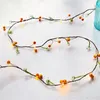 Strings LED 10/20led Pine Copper Wire String Light Battery Powered Holiday Hanging Garland For Christmas Wedding Home Party Decor