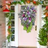 Decoratieve bloemen kransen voordeur Hydrangea voor raamhuis Decor kunstmatige rozenbloem huiskleding meubels dropshiping