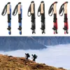 Trekkingstöcke Outdoor Carbon Fiber Externe Quick Lock Wandern Zusammenklappbare Stick Set Nordic Walking Krücke Wanderung Alpenstock