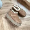 Designer Women Boots Snow Boots Austrália Australian Bott Fashion Mini Meia Botta Plataforma de Inverno Tazz Sandálias de Algodão de Lão