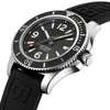 2022 New Luxury Men's Watch Leisure Business Top Grade Rubber Band Quartz Wrist Watch Relojes hombre