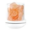 Night Lights Himalayan Salt Lamp Stone USB Aroma Air Purifier Color Changing For Bedroom Desk Office Decor Supplies