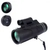 Télescope FIRECLUB chasse tactique HD 12x50 monoculaire avec éclairage lumineux boussole optique longue Vision nocturne