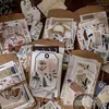 Hediye Sargısı 30 PCS/SET Vintage Scrapbooking DIY Çıkartmaları Dekoratif Retro Doğal Koleksiyon Günlüğü Günlüğü Kağıt Çıkartma Sanat İçin