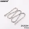 Kunafir 용접 4.5mm 스테인레스 스틸 대나무 조인트 체인 볼 목걸이 패션 쥬얼리 ZX352H