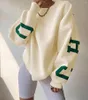 Felpe con cappuccio da donna Felpa da donna con stampa di lettere addensata casual a maniche lunghe girocollo autunno inverno pullover