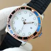 Orologio da uomo Fashion MENTI MEMANICI MECCANICO AUTOMATICO 41 mm Waterproof Business Orologi Doppio regalo di compleanno con specchio convesso Montre de Luxe