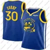 21 Herr Stephen 30 Curry Jersey Klay 11 Thompson 33 Wiseman City New Edition Basketball Jerseys Black Blue 100% Stitched