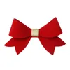 24 pièces nouveaux enfants épingle à cheveux de noël filles mignonnes nœuds papillon accessoires de cheveux rouge père noël bonhomme de neige wapiti pince à cheveux