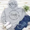 Women's Hoodies Kwawaii opgericht in geloof verbonden liefde Familie vrouwen sweatshirt o nek katoenen pullover