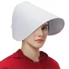 Party Supplies The Handmaid's Tale Hat White Color Handmaid Offred Cosplay Hats Women Halloween Carnival Props