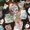 Geschenkwikkeling 20 stks Kawaii Stationery Stickers Vintage Flowers Planner Decoratief mobiel plakboeking DIY Craft
