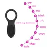 Beauty Items Wireless Remote Control G Point Ring Used for 10 Speed Penis Vibrator Adult Toy Male Chastity