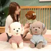 Peluche chien en peluche 25/35/45cm, jolis jouets, animaux réels, poupées Kawaii, oreiller en peluche, cadeaux pour bébés et enfants