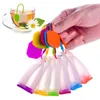 wholesale Food-grade Silicone Tea Infuser Tools Reusable Loose Leaf Tea Bags Strainer DH87