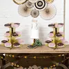 Świąteczne zapasy 3-warstwowe kartonowe stojak na złoczyńca do dyspozycji stołowej Tray Dekoracja Przyjęcia Dekoracja ślub