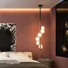 Floor Lamps Nordic Lamp Postmodern Simple Design Glass Bedroom Creative Art Home Decoration Living Room Standing Lights