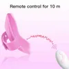 Sex toy toys masager Massager Toys Wireless Remote Control Clitoral Stimulator Wearable Panti Vibrating Women Butterfly Vibrator B2RU C36I