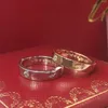 Lüks tasarımcılar yüzüğü klasik lüks moda tasarımcı yüzükler sevenler kadın takılar çok yönlü mücevherler düğün hediyesi simple sevenler yıldönümü hediyeleri güzel güzel