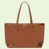 Fashion handbag classic embossed letter design womens bags casual solid-color shopping bag