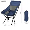 Mobili da campeggio Sedia da barbecue da viaggio per pesca portatile ultraleggera pieghevole ad alto carico Outdoor Camping Beach Hiking Picnic Seat Tool