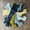 Botas hasta la rodilla de moda Zapatos con cremallera lateral Punta estrecha Tacón de 150 mm Plataforma de moda Botines hasta el muslo Diseñadores de lujo Zapato para mujeres Fábrica