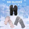 Ski Gloves Winter Women with Touchscreen Function Thermal Warm Snow Waterproof Snowboard Woman Men L221017