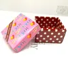 Подарочная упаковка 45pcs Square Dot Heart I Love You Свадебная благосклонность конфеты шоколадная коробка помолвка