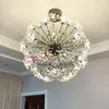 Pendellampor nordiskt sovrum lampa modern vardagsrum restaurang kristall led lampor el bar kl￤dbutik ljuskrona silver silver