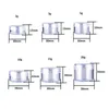 Parfymflaska 100 st 2g 3g 5g 10g 15g 20g tom plast kosmetiska burkkrukor transparenta provflaskor ögonskugga grädde läppbalsam lagring ruta 221027