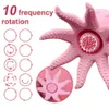 Articles de beauté 10 Modes Rotation mamelon vibrateur langue lécher femme élargissement du sein Massage clitoris stimulateur jouets sexy pour les femmes