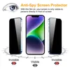 Privacy in vetro temperato per iPhone 14 pro max Screen Protector Anti Spy Privacy IP 13 12 11 6 7 8