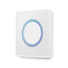 Switch 2 Gang 1 Way On / Off Wall Light Large Aperture LED Backlight Data Charger Glass Panel White