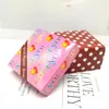 Подарочная упаковка 45pcs Square Dot Heart I Love You Свадебная благосклонность конфеты шоколадная коробка помолвка