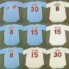 Proword C202 Men 8 Juan Samuel 15 Richie Allen 30 Dave Cash 1976 Baseball Jersey