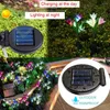 Utomhus LED Solar Light RGB Color Lily Garden Flower Waterproof Decorative Lamp för Courtyard Villa Roadside Lawn