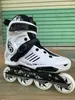 Skridskor rullskor 4 hjul pvc vuxen platt pu gummi hjul glidande inline sneakers utomhus träning gym sport pojkar flicka kvinnor l221014