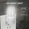 Night Lights US Plug LED Light Wall Mounted Bedside Lamp 3W 110V 4 LEDs Energy Saving Home Bedroom Emergency