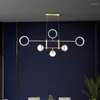 Kroonluchters Noordse LED plafond magische bonen moleculaire lichten voor de keuken moderne armaturen slaapkamer lampkamer