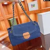 Bolsa de ombro de moda jeans bolsa de qualidade feminina bolsa de luxo da marca francesa Bolsa Crossbody Bags de grande capacidade carteira de compras 30cm