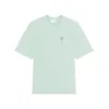 Paris Designeramis T Shirt Arone Candy Color Love Embroidery Letter A Hearts Pure Cotton Short Sleeves for Men and Wome