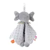 Babies Cute Bunny Plush Rattle Toys Baby Games Soft Plush Blanket Stuffed Animals Towel Doll D43