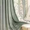 Tenda Tende in stile europeo per soggiorno, sala da pranzo, camera da letto, lusso, oscuramento personalizzato, ricamo, cuciture, decorazioni per porte e finestre