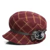 Berets Womens Buckte Hats Зимой осень Fedoras 1920 -х