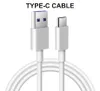 Cables telefónicos Cable de datos Carga más rápida con interfaz USB a tipo C Más estable y más seguro para el tipo C sin embalaje