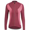 Racing Vestes En Plein Air Vélo Veste Pull Femmes À Manches Longues Manteau Route VTT Top Cyclisme Jersey Porter Élégance Chemise Voyage Respirant